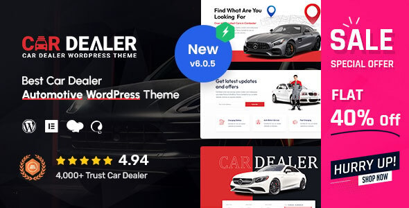 Car Dealer - Automotive Responsive WordPress Theme