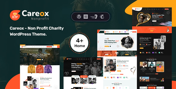 Careox - Non Profit Charity WordPress Theme