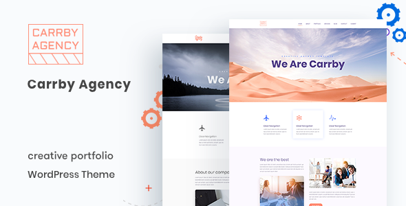 Carrby - Agency Portfolio WordPress Theme