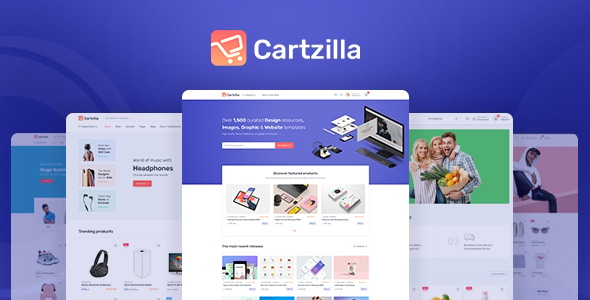 Cartzilla - Digital Marketplace & Grocery Store WordPress Theme