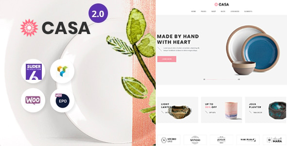 Casa - Furniture Ceramics WooCommerce Theme