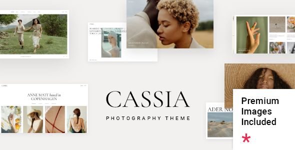 Cassia - Photography Portfolio Theme