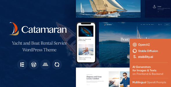 Catamaran - Yacht & Boat Rental Theme