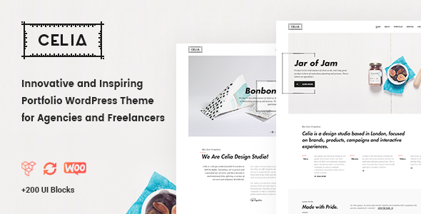 Celia - Innovative Portfolio WordPress Theme