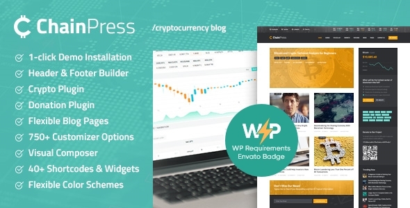 ChainPress | Financial & Business Blog WordPress Theme