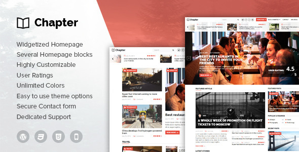 Chapter - WordPress Magazine Theme