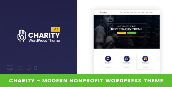 Charity - Nonprofit WordPress Theme