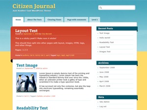 Citizen Journal Wordpress Theme Screenshot