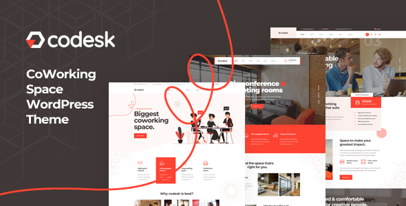 Codesk - Creative Office Space WordPress Theme