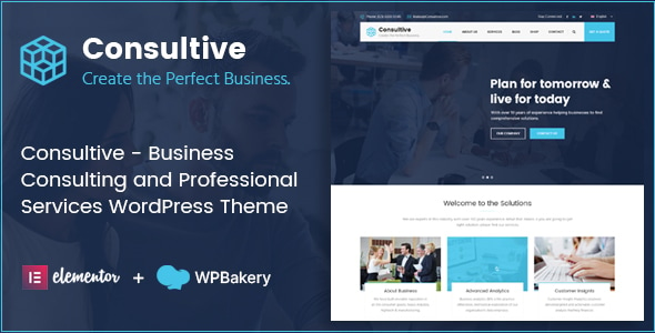 Consultive - Business Consulting and Professional Services WordPress Theme