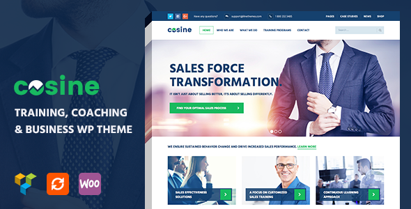 Cosine - Training & Coaching WordPress Theme