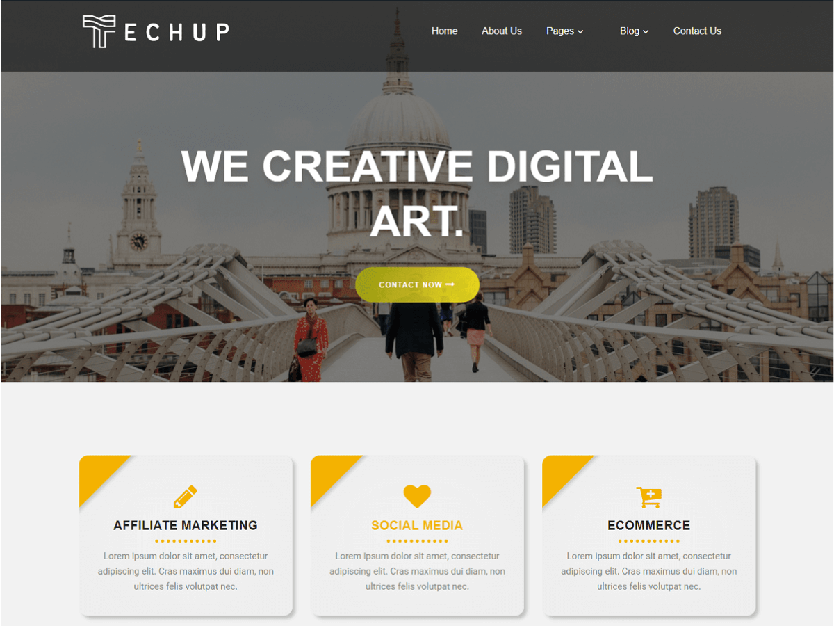 Design Techup Wordpress Theme Screenshot