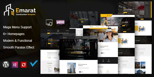 Emarat - Construction WordPress Theme