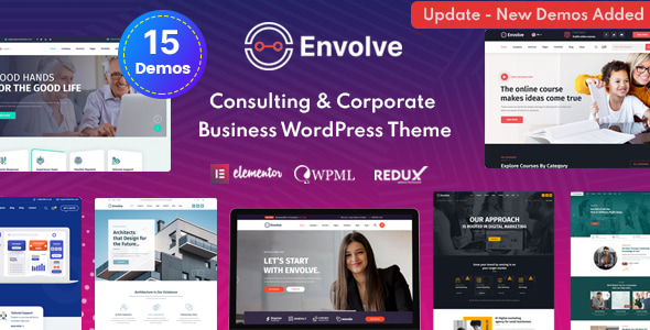 Envolve - Consulting Business WordPress Theme