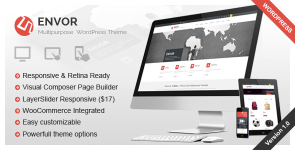 Envor - Fully Multipurpose WordPress Theme