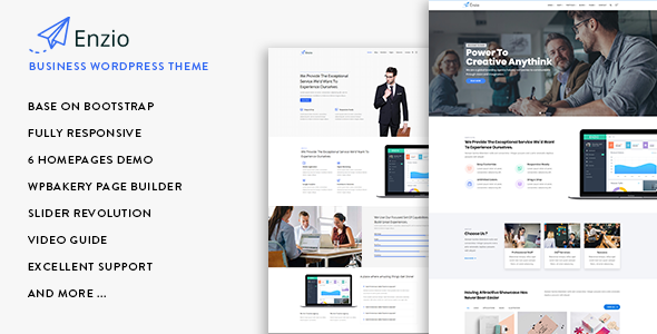 Enzio - Responsive Business WordPress Theme