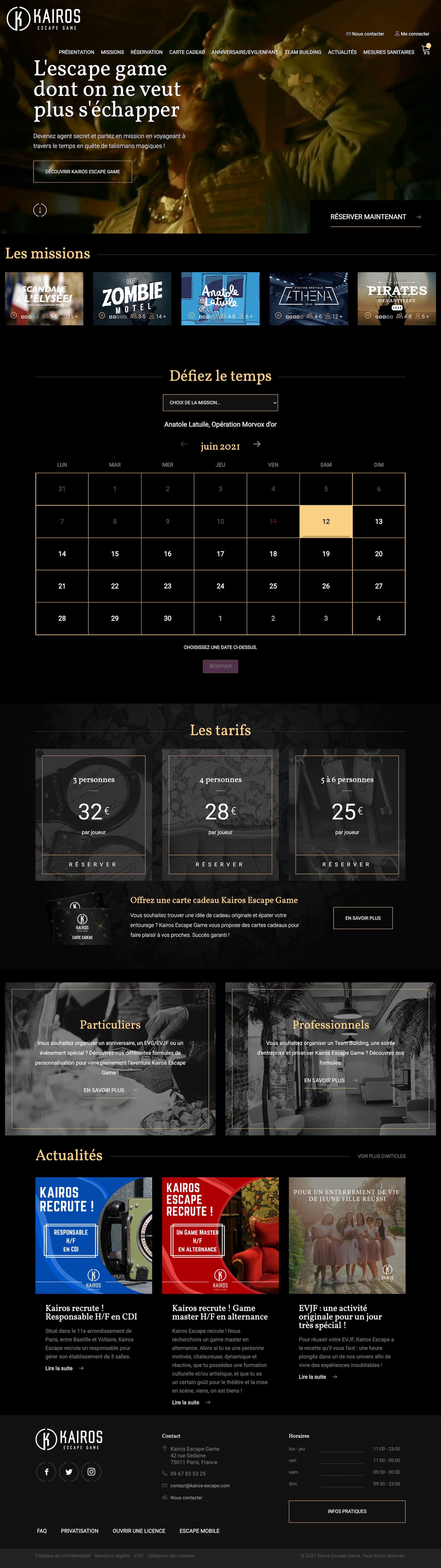 Kairos Escape Game