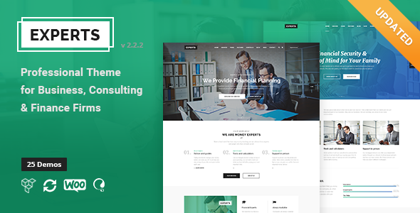 Experts - Business Professional Theme For Finance Firms