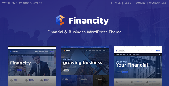 Financity - Business / Financial / Finance WordPress