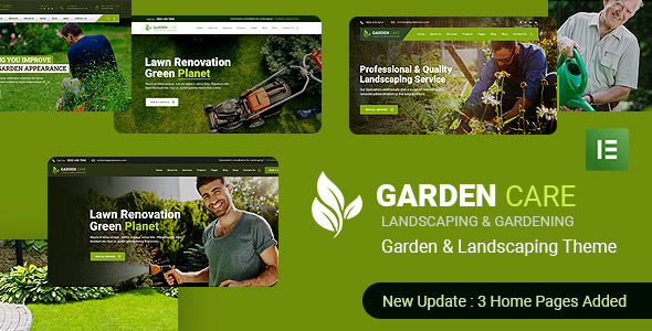 Garden Care - Gardening and Landscaping WordPress Theme