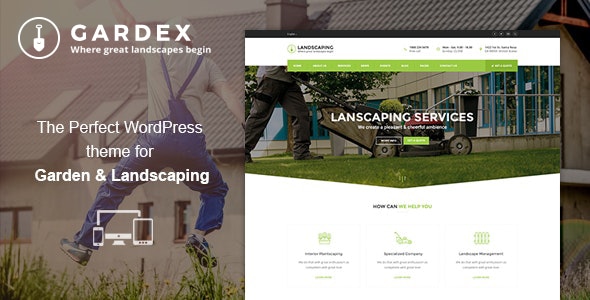 Gardex - Landscaping & Gardening WordPress Theme