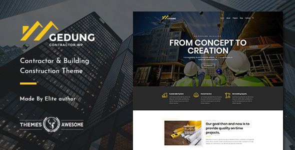 Gedung | Contractor & Building Construction Theme