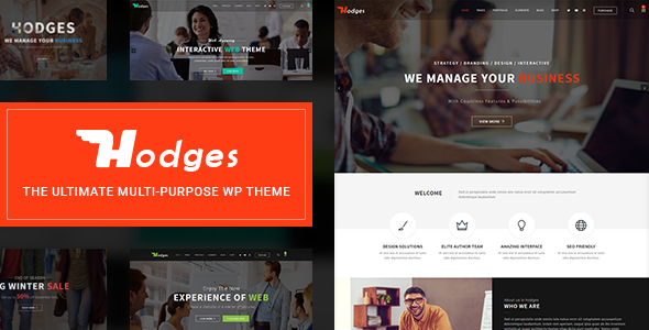 Hodges | Modern Business & Corporate Multi-Purpose WordPress Theme