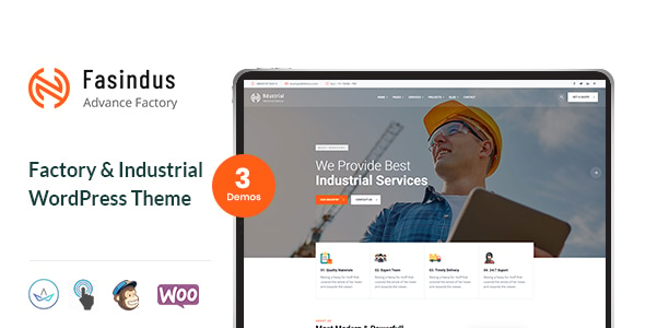 Industry & Factory  WordPress Theme