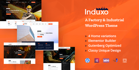 Induxo - Industry WordPress Theme