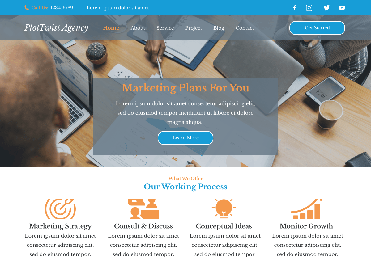 Innometrics Business Wordpress Theme Screenshot