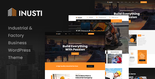 Inusti – Factory & Industrial WordPress Theme