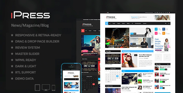 iPress - Blog/Magzine/News Wordpress Theme