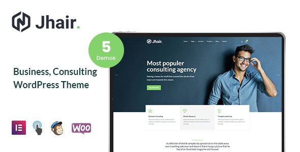 Jhair - Business, Consulting WordPress Theme