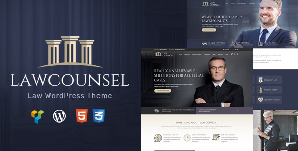 LawCounsel - Lawyers WordPress Theme