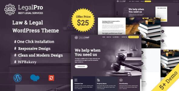 Legal Pro - Law/Legal Business WordPress Theme