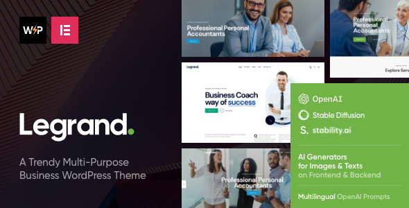 LeGrand | Modern Business WordPress Theme