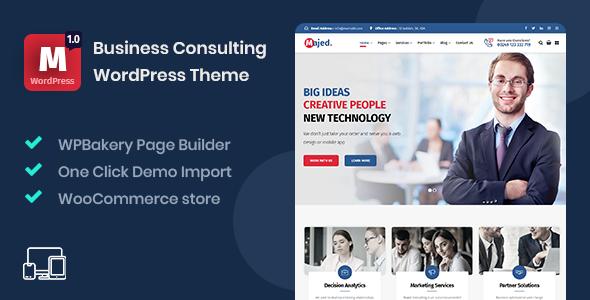 Majed - Business Consulting WordPress Theme