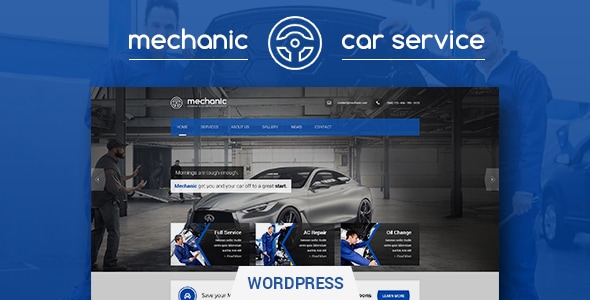 Mechanic - Car Service & Workshop WordPress Theme