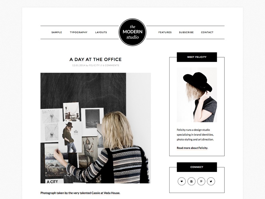 Modern Studio Pro Wordpress Theme Screenshot