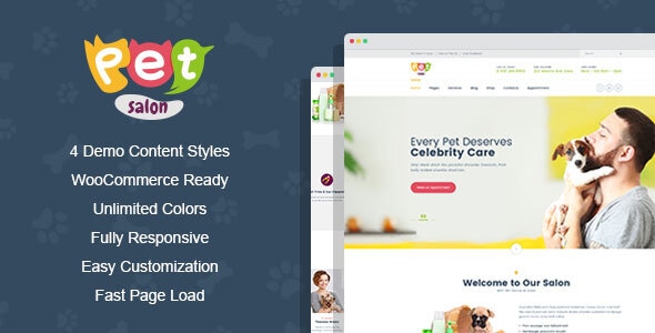 PetSpace - Animal Care & Grooming WordPress Theme