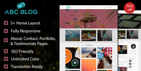 Abcblog - WordPress Blog and Magazine Theme