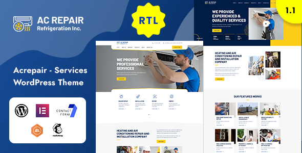 Acrepair - Air Conditioning Services WordPress Theme