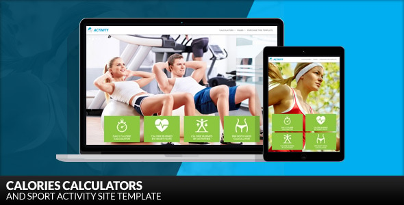 Activity - Calories Calculators and Sport WordPress Theme