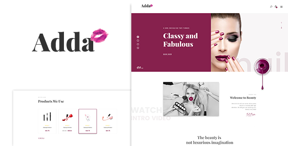 Adda - Blog & Fashion WordPress Theme