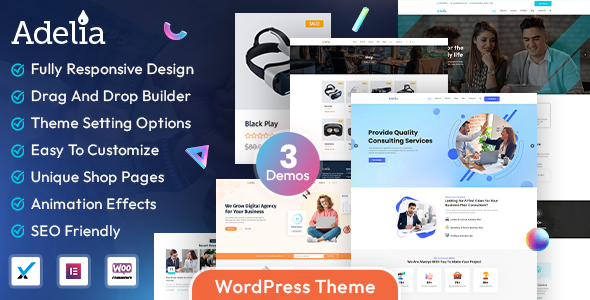 Adelia - Corporate Business WordPress Theme