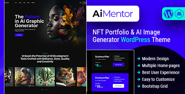 AI Mentor | AI Image Generator WordPress Theme