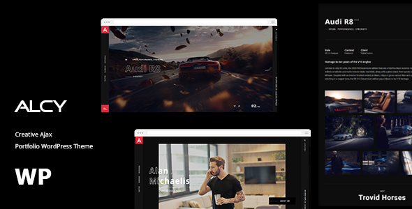 Alcy -Creative Ajax Portfolio WordPress Theme