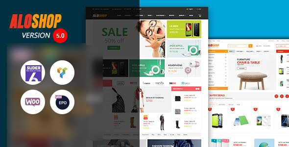 Alo Shop - Mega Market RTL Responsive WooCommerce WordPress Theme