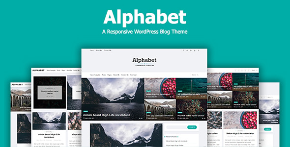 Alphabet - A Responsive WordPress Blog Theme