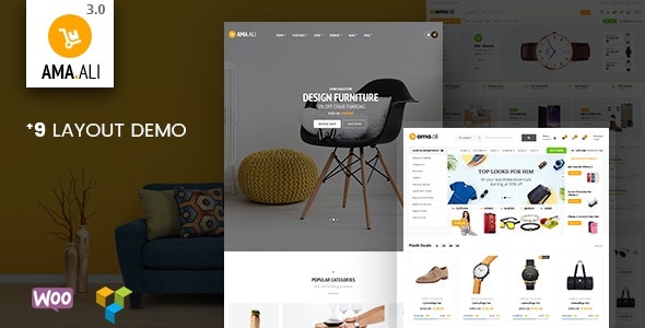 Ama.Ali - Market Furniture Shop WooCommerce WordPress Theme